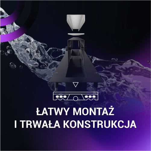 Super niski odpływ liniowy łatwy w montażu